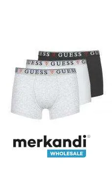 Pack de 3 bóxers GUESS para hombre - Precio excepcional de 19,50€ HT al por mayor