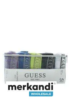 Pack de 5 bóxers para hombre GUESS - Precio al por mayor 19,50 € y precio público 45 €